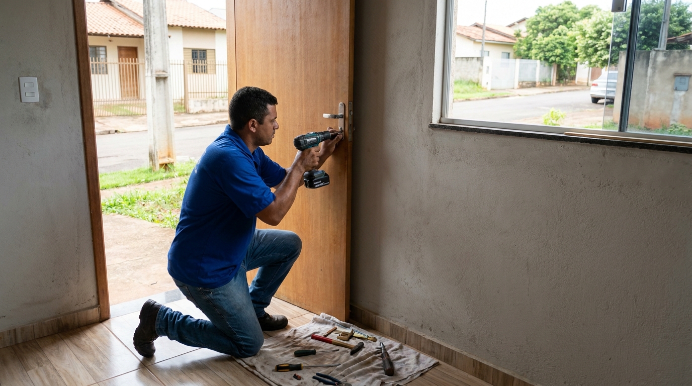 Instalação de Fechadura Residencial profissional em Sorocaba‑SP